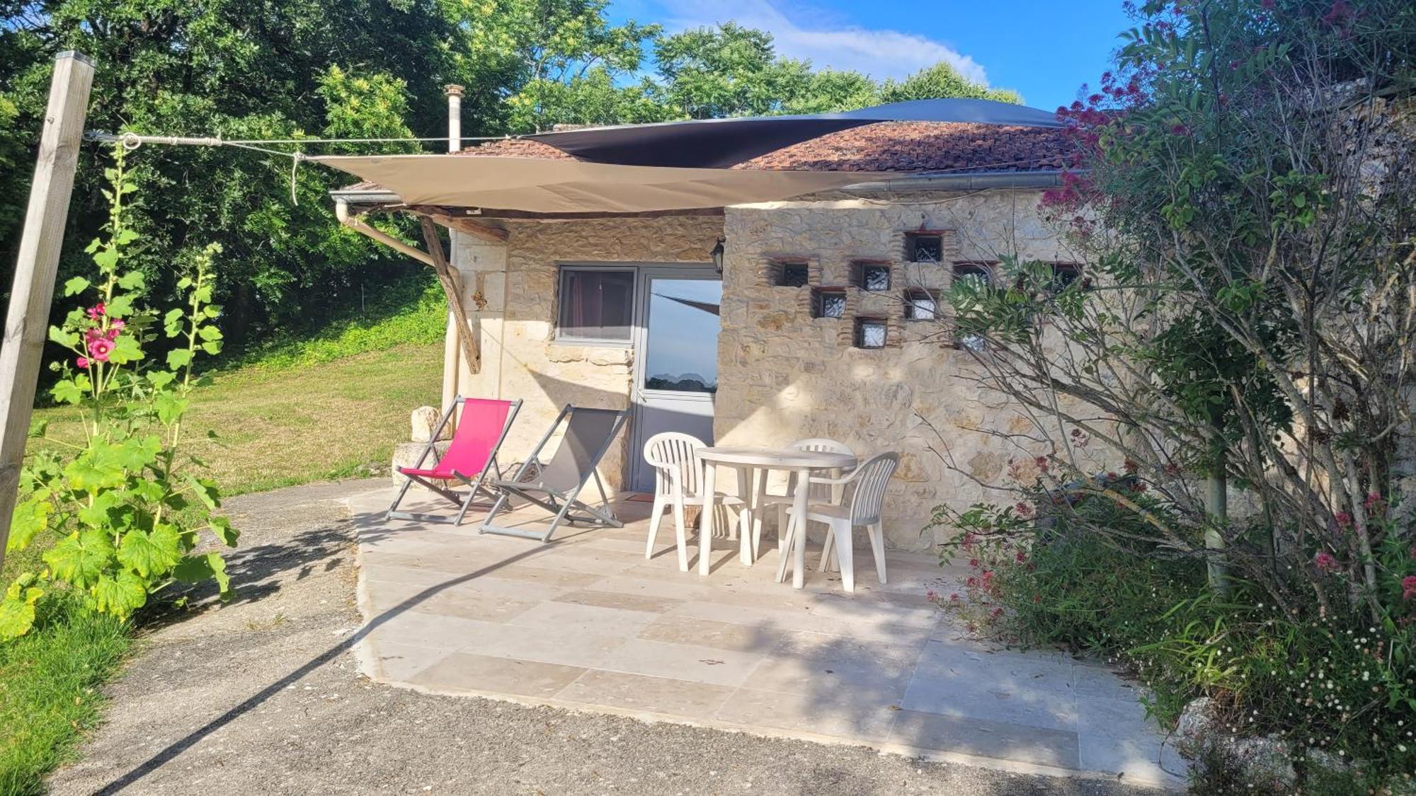 Maison de vacances Le Mas des papillons Fargues  Exterior foto
