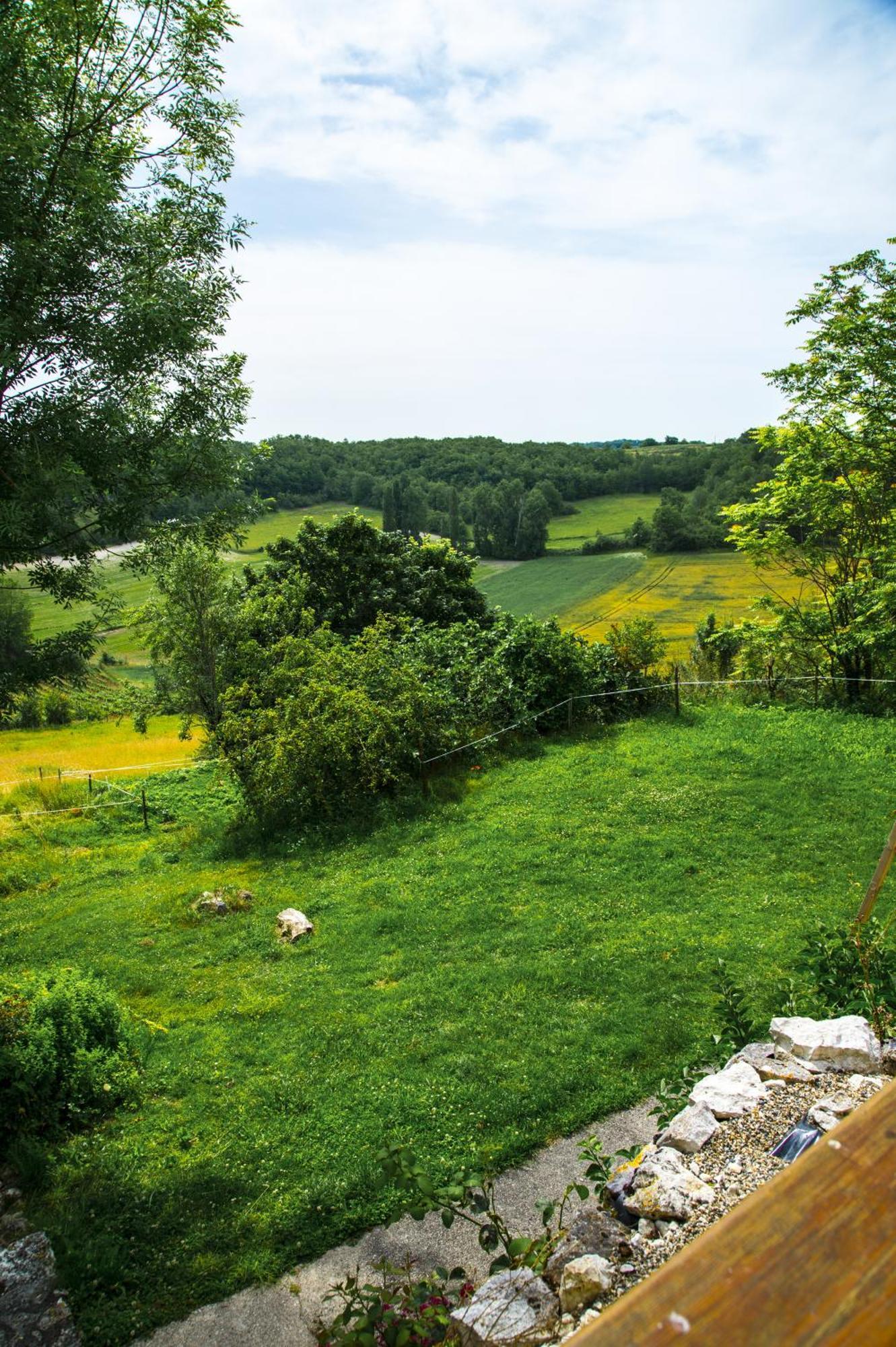 Maison de vacances Le Mas des papillons Fargues  Exterior foto